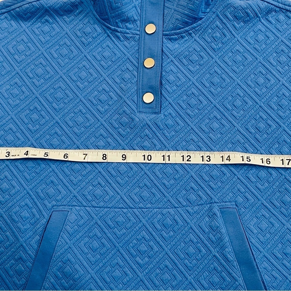 Tommy Bahama | NWT | Everyday Active Quilted Pullover | Blue | Small - Picture 6 of 9